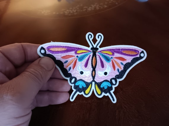 Vintage Butterfly Iron On Patch - image 2