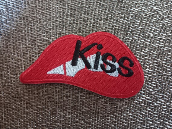 Vintage Kiss Lips Patch