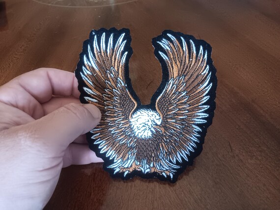 Vintage Bald Eagle Motorcycle Patch - image 3