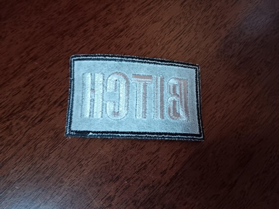 Vintage Bitch Motorcycle Patch - image 2