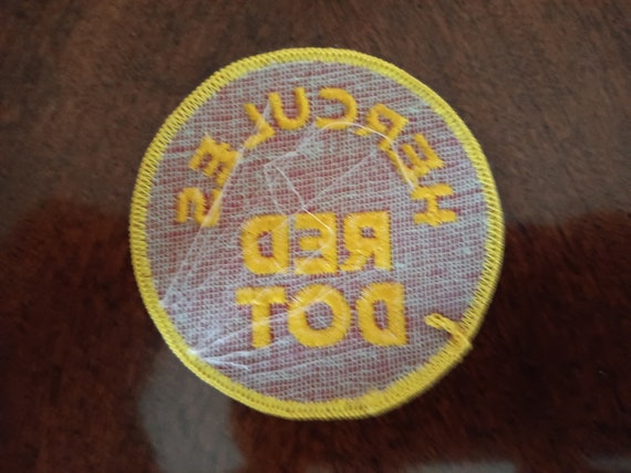 Vintage Hercules Red Dot Patch - image 2