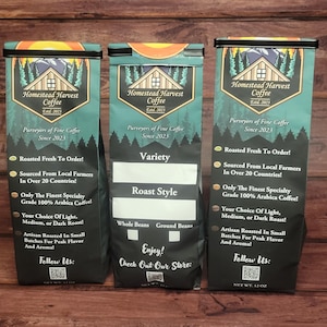 36 Oz Brazilian Peaberry Coffee Bean Sampler | 100% Arabica Coffee Beans |