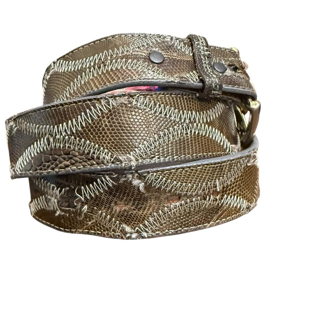 Genuine Lizard Belt - Etsy display picture 1