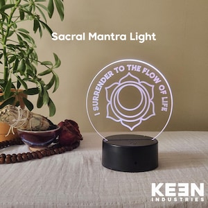 SACRAL Mantra Light, LED-Tischlampe