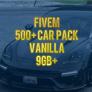 Fivem 500+ Vanilla Car Pack | Unbranded | Fivem Ready | High Quality |