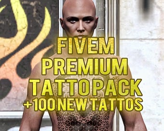 Pack tatouage premium Fivem | Plus de 100 nouveaux tatouages | Prêt pour Fivem | Optimisé |