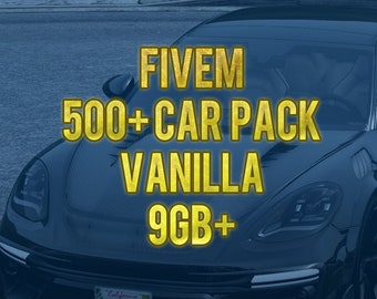 Fivem 500+ Vanilla Car Pack | Markenlos | Fivem Bereit | Hohe Qualität |