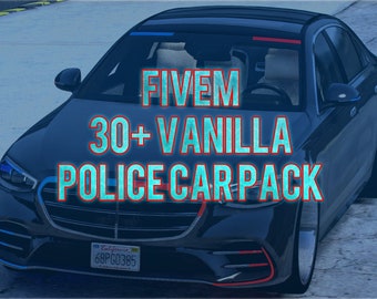 Fivem 30+ Vanilla Police Car Pack | Lore Friendly | Unbranded | Fivem Ready | High Quality |