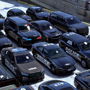 Fivem 30 Vanilla Police Car Pack Unbranded Fivem Ready High Quality zdjęcie 6