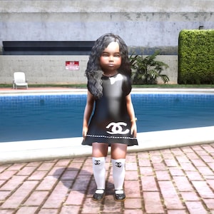 Fivem Baby Girl Ped 13 | Fivem Ready | Optimized | High Quality |