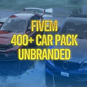Pacchetto auto Fivem 400+ senza marchio / Fivem Ready / Ottimizzato / Alta qualità /