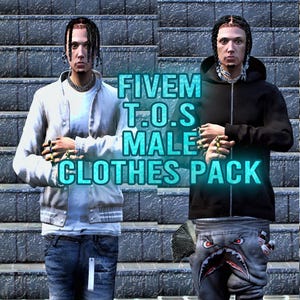 Fivem TOS Male Clothes Pack | Lore Friendly | Non Branded | Fivem Ready | Optimized |