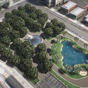 Fivem Downtown Park MLO | Fivem 対応 | 最適化済み | 高品質 |