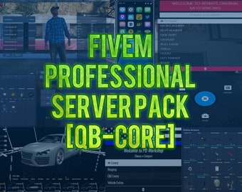 Fivem Serveur de jeu de rôle sans pixel | QB-Core | Serveur prêt | Serveur terminé |