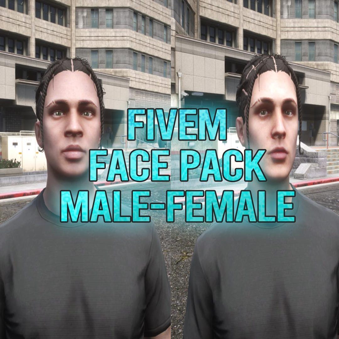 Fivem Face Pack: Male-female, HD Faces, Optimized, Fivem Ready - Etsy UK