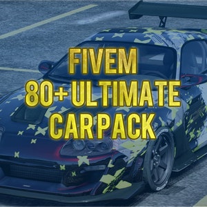 Fivem 80+ Ultimate Car Pack | Sons de motor adicionais | Fivem Ready | Alta qualidade |
