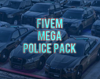 Pack méga voitures de police Fivem | Prêt pour Fivem | Haute qualité |