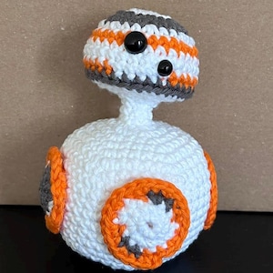 PDF BB8 Crochet Pattern ONLY * Rolling' Droid with Pop Up Head - US terminology