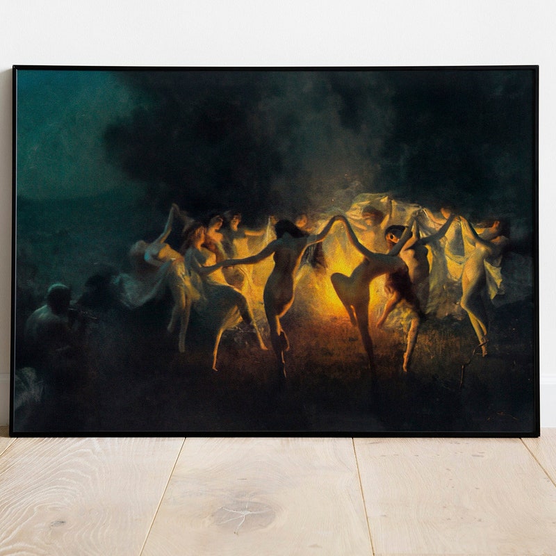 Nymphs Dancing to Pans Flute - Etsy