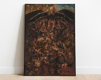 Last Judgement by Jan van Eyck, Religious Art Instant Download, Classic Masterpiece Art, Biblical Scene Printable Art, Renaissance Art