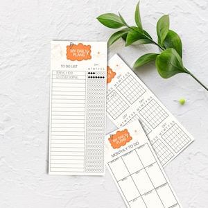 Calendário mensal minimalista 2025, calendário semanal, marcador, calendário de bolso 2025, elegante para impressão, PDF, início de segunda-feira, personalização