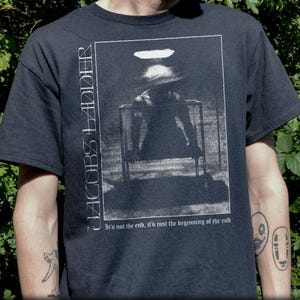 Camiseta Jacob's Ladder 1990, Unissex, Produto Oficial da Banda de Metal, Camiseta do Filme