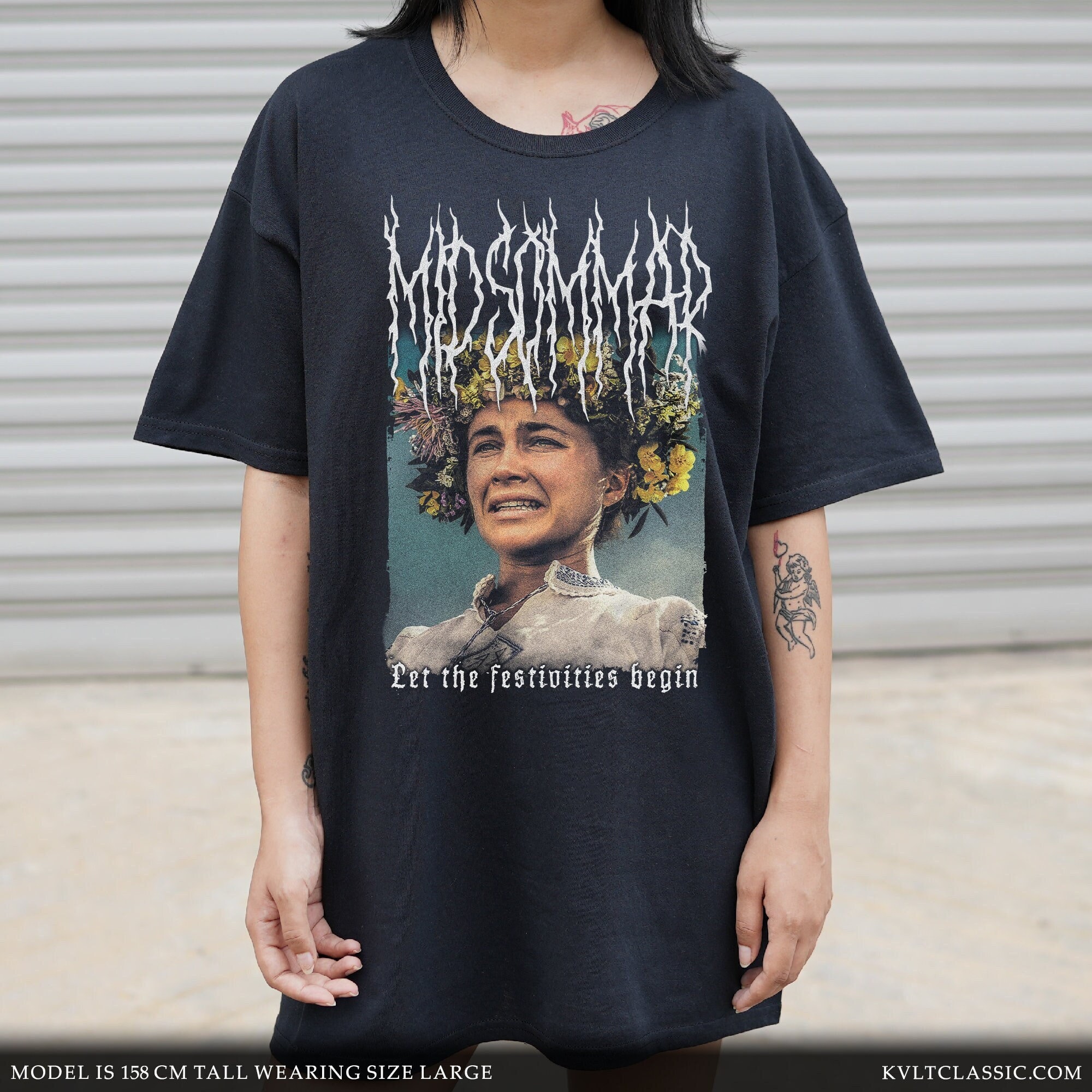 激レア 10s ミッドサマー Mid Summer tシャツ MIDSUMMER ミッドサマー Tシャツ ブラック movie : - メルカリ