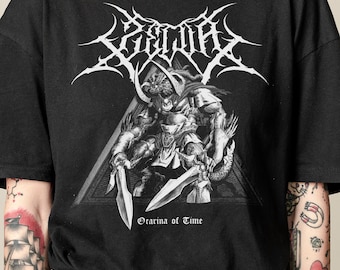 Zelda T-Shirt, Metal Ganon Ocarina of Time Unisex Game Shirt