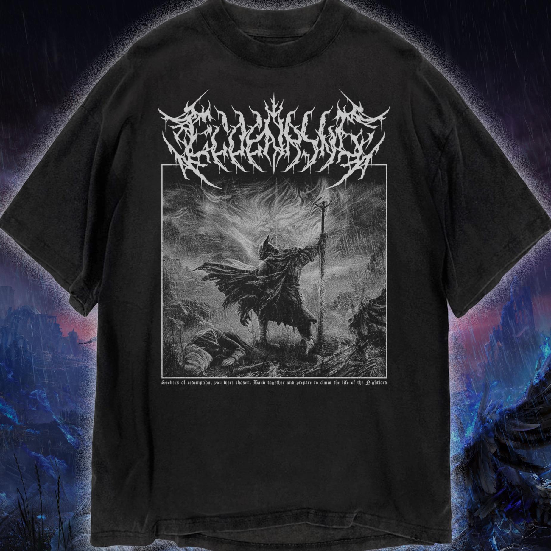 Elden Ring Nightreign T-shirt, Fromsoftware Unisex Metal Band