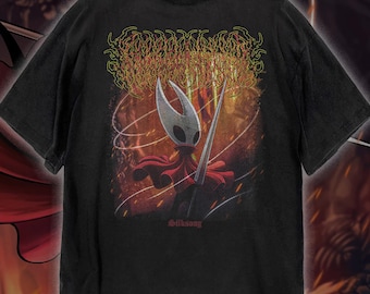 Silksong Hollow Knight T-Shirt: Metroidvania Metalhead Gamer Apparel