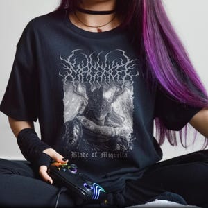 Elden Ring Malenia T-Shirt, Metal Band Style FromSoftware Unisex Game Shirt image 2