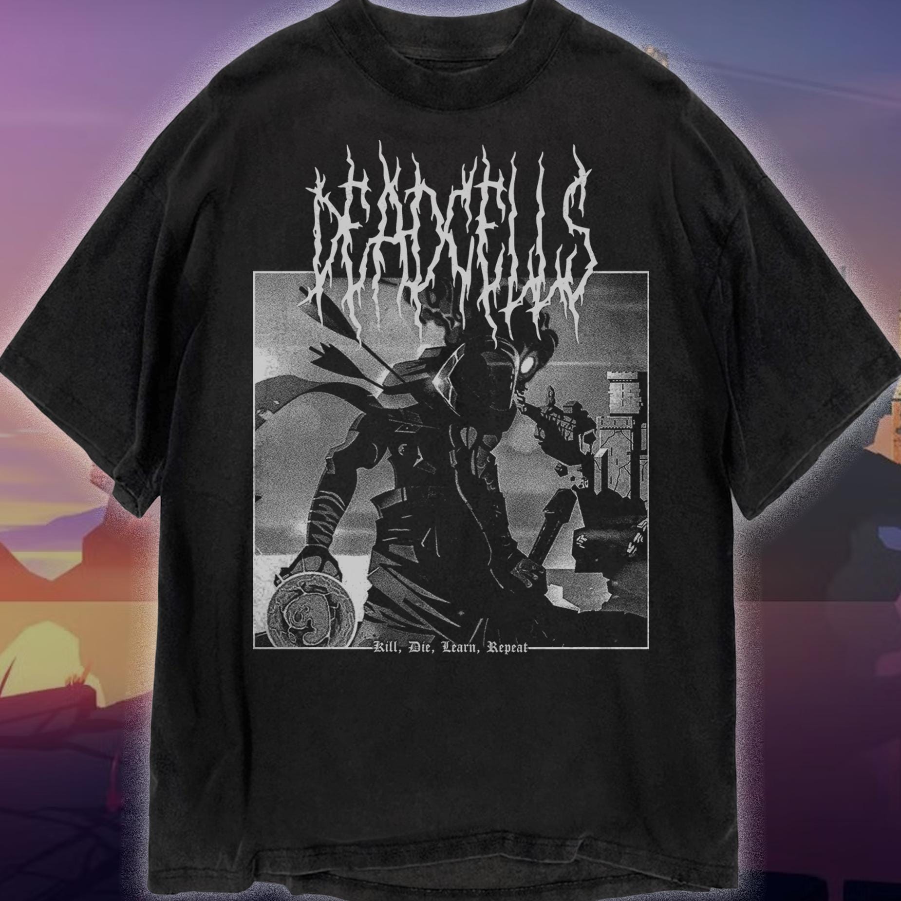 Dead Cells T-shirt, Unisex Roguelike Metal Band Video Game Merch