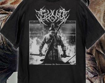 Sekiro T-Shirt, Unisex Shadows Die Twice FromSoftware Metal Video Game Tee