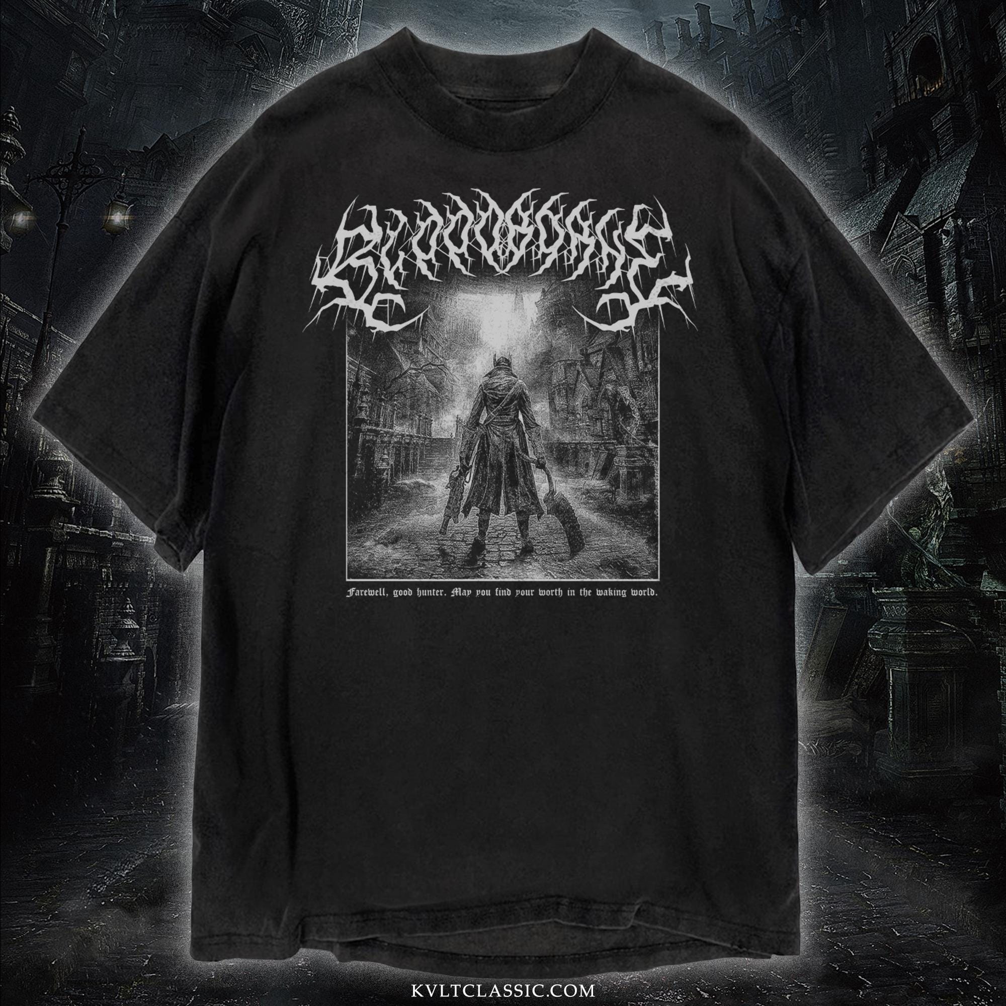 Bloodborne T-shirt, Unisex Metal Style From Software