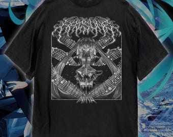 Hatsune Miku Metal Band T-Shirt