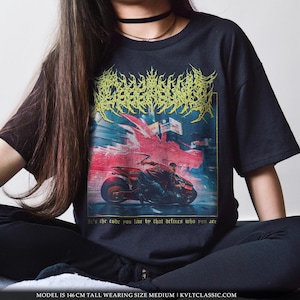 Cyberpunk 2077 T-Shirt, Unisex Metal Phantom Liberty Video Game Merch Metalhead Fan Gift