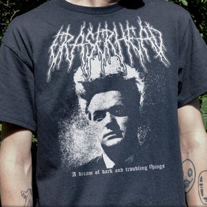 Eraserhead Metal T-Shirt, Unisex David Lynch Metal Movie Film Fan Merch