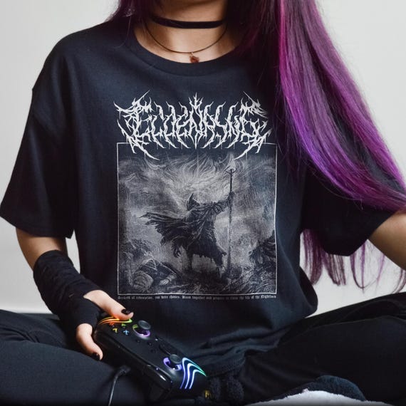 Elden Ring Nightreign T-shirt, Fromsoftware Unisex Metal Band