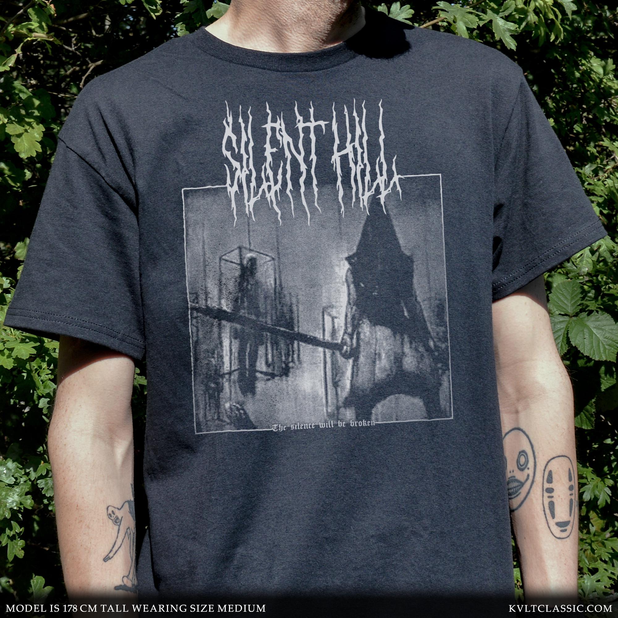 Silent Hill 2 T-shirt, Unisex Pyramid Head Konami Metal