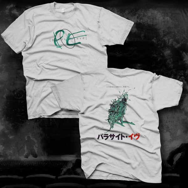 Parasite Eve T-Shirt, front and back print, White or Black, Parasite Eve Tee, Video Game T-Shirt, Square Enix