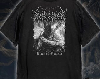 Elden Ring Malenia T-Shirt, Metal Band Style FromSoftware Unisex Game Shirt