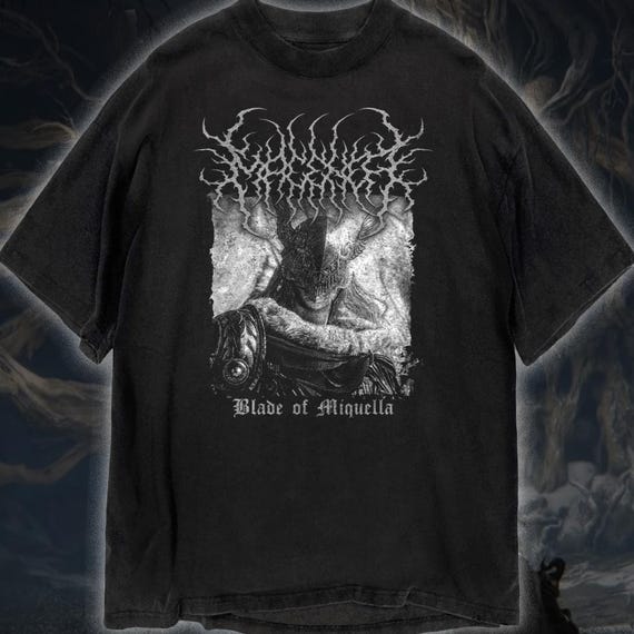 Elden Ring Malenia T-Shirt, Metal Band Style FromSoftware Unisex Game Shirt