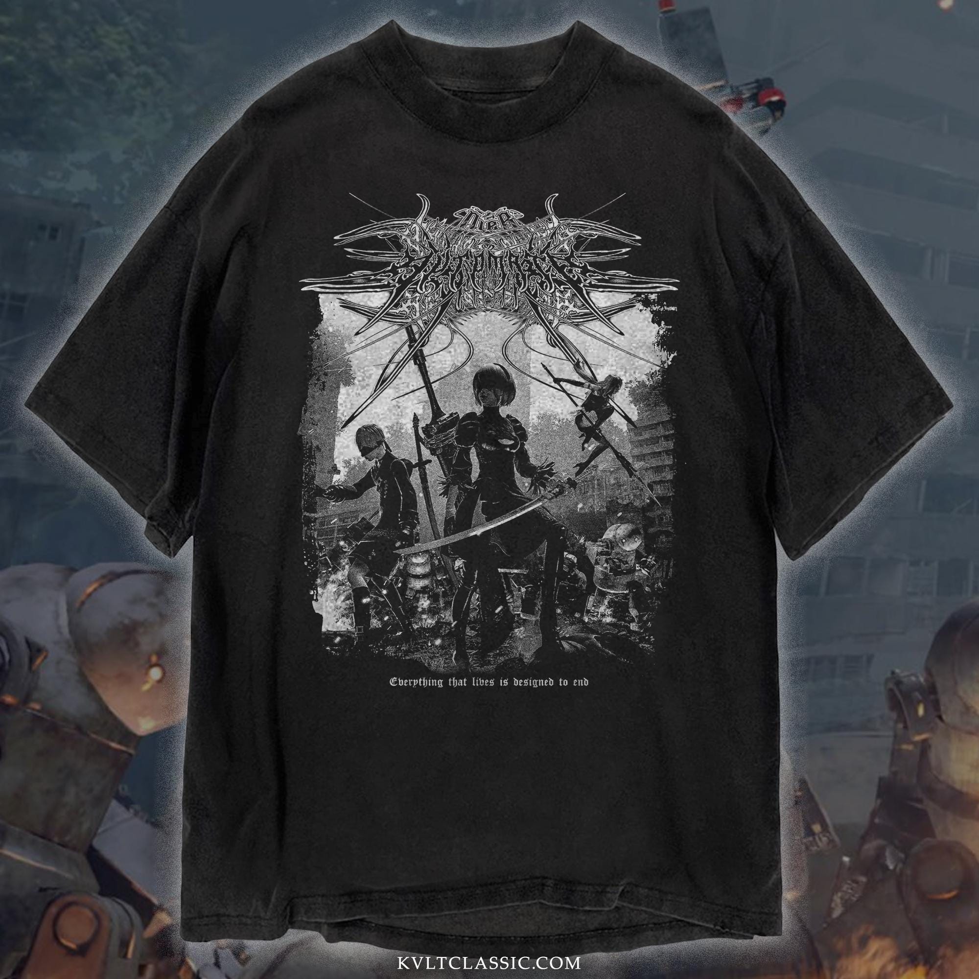 アボット奥谷/NieR:Automata Long Sleeve T-shirtNier Automata Shirt