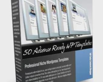 50 modelos de WordPress pronti por AdSense