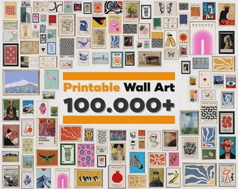Enorme pacchetto di oltre 100.000 stampe digitali da parete