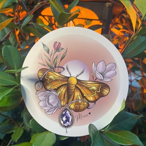 Moth and bumble bee stickers