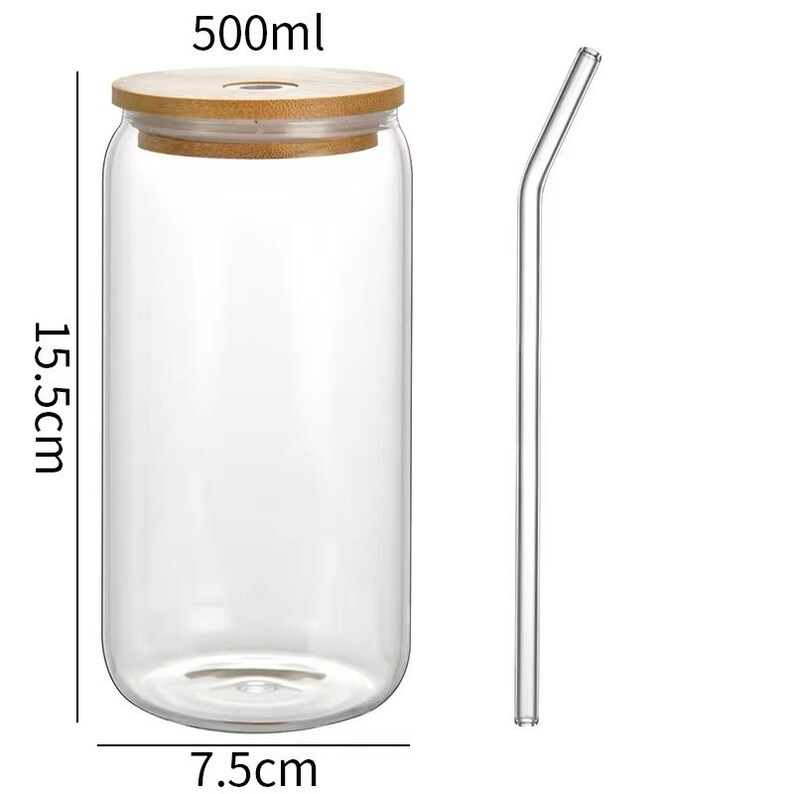 Coquette Glass Cup With Bamboo Lid & Straw - Etsy