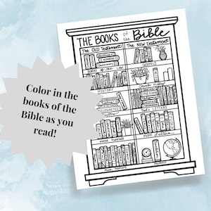 Books of the Bible Coloring Page