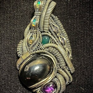 Etsy glass pendants discount