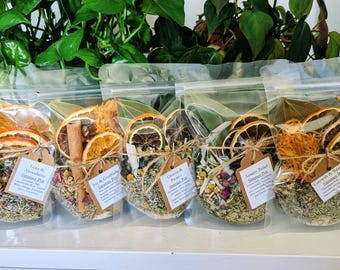 Herbal Intention Simmer Pot Set: non-toxic home fragrance